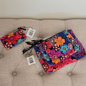 Vera Bradley Vibrant Floral Fiesta Women's Bag Set